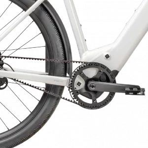 Riemenantrieb am Coboc Sky Step in weiß